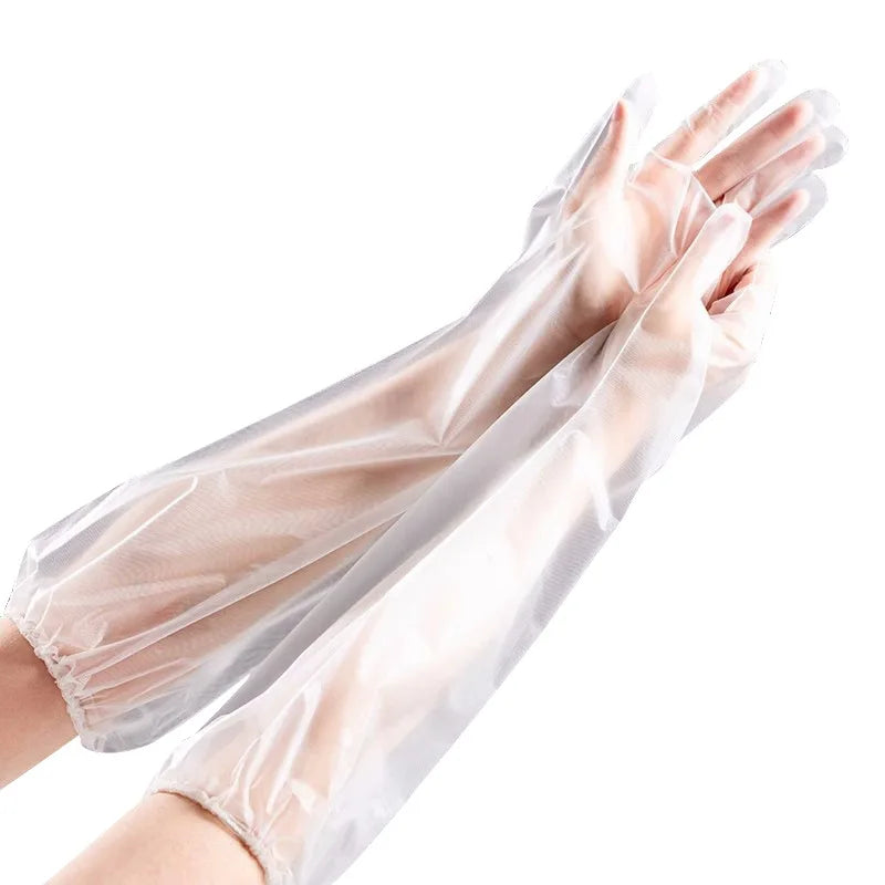 10/20 Pack of Extra Long Waterproof Kitchen Cleaning Gloves for Durable and Comfortable Dishwashing, Cleaning and Gardening